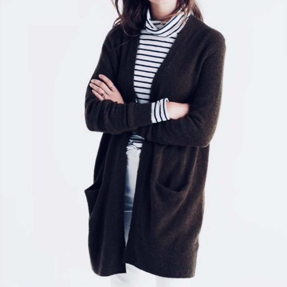 Madewell Black Ryder Open Cardigan‎ Sweater